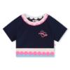 Picture of Billieblush Girls Mermaid Crop Top - Navy