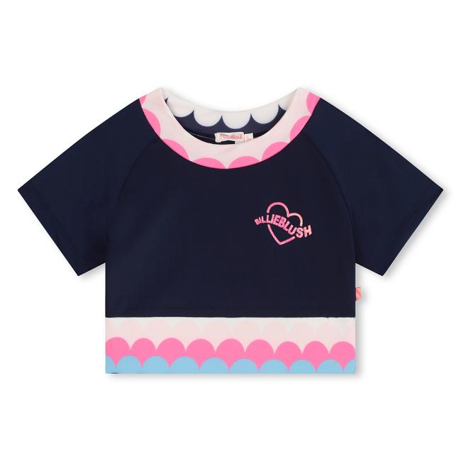 Picture of Billieblush Girls Mermaid Crop Top - Navy