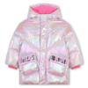 Picture of Billieblush Girls Sequin Logo Puffer Coat - Pink