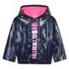 Picture of Billieblush Girls Logo Raincoat - Navy