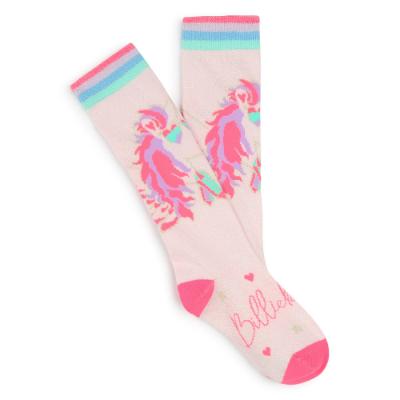 Picture of Billieblush Girls Unicorn Knee Socks - Pink