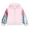 Picture of Billieblush Girls Unicorn Sequin Hoodie - Pink