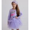 Picture of Daga Girls Fancy WOW Jersey & Tulle Dress - Lilac