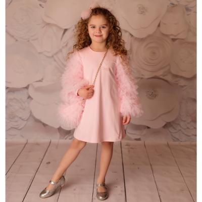 Picture of Daga Girls Ceremony & Elegance Tulle Sleeve Dress - Pink