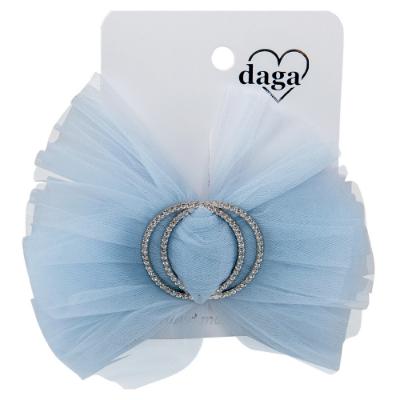 Picture of PRE ORDER Daga Girls Ceremony & Elegance Tulle Diamante Hairclip X 1 - Blue