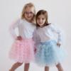 Picture of PRE ORDER Daga Girls Ceremony & Elegance Top & Tulle Skirt Set - White Pink