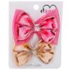 Picture of Daga Girls Pretty In Pink Hairclips X 2 - Pink