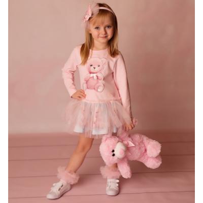 Picture of PRE ORDER Daga Girls Teddy Bear Dream Dress - Pink