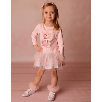 Picture of Daga Girls Teddy Bear Dream Dress - Pink