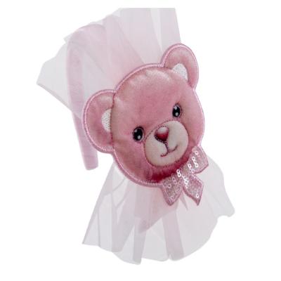 Picture of Daga Girls Teddy Bear Dream Headband - Pink 