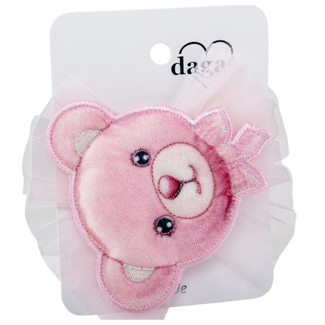 Picture of Daga Girls Teddy Bear Dream Hairclip - Pink