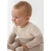 Picture of Mayoral Newborn Boys 2 Piece Cable Knit Set - Beige