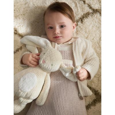 Picture of Mayoral Newborn Boys 2 Piece Cable Knit Dungaree Set - Beige