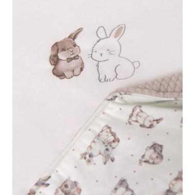 Picture of PRE-ORDER Mayoral Newborn Unisex Bunny Cable Blanket - Beige