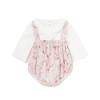 Picture of Mayoral Newborn Girls 3 Piece Bunny Romper Set - Pink