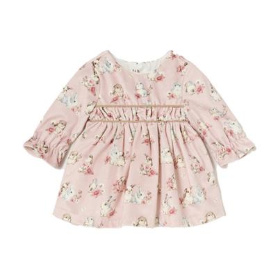 Picture of Mayoral Newborn Girls Bunny Dress - Pink