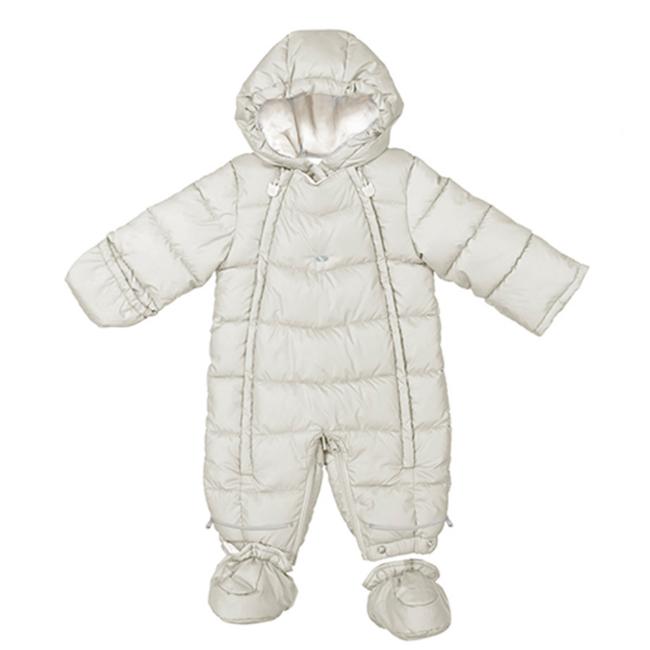 Picture of Mayoral Newborn Puffer Snowsuit - Cream