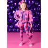 Picture of A Dee Star Love Collection Tia Hearts & Stars Print Bomber - Hot Pink