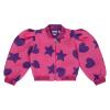 Picture of A Dee Star Love Collection Tia Hearts & Stars Print Bomber - Hot Pink