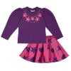 Picture of A Dee Star Love Collection Taylor Hearts & Stars Print Skirt Set X 2 - Bold Purple