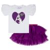 Picture of A Dee Star Love Collection Tabitha Tutu Skirt Set X 2 - Bold Purple