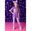 Picture of A Dee Star Love Collection Tessy Baggy Tee Legging Set X 2 - Bold Purple