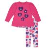 Picture of A Dee Star Love Collection Tallulah Hearts & Stars Print Legging Set X 2 - Hot Pink