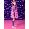 Picture of A Dee Star Love Collection Treasure Hearts & Stars Print Frill Dress - Hot Pink