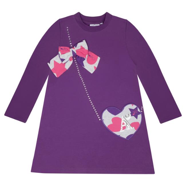 Picture of A Dee Star Love Collection Tegan Handbag Dress - Bold Purple