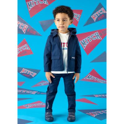 Picture of Mitch & Son Winter Classics Billy Hooded Shacket - Navy