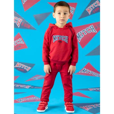 Picture of Mitch & Son Winter Classics Benny Hooded Tracksuit - Red