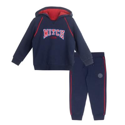 Picture of Mitch & Son Winter Classics Benny Hooded Tracksuit - Navy