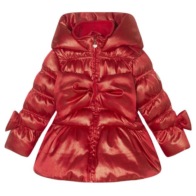 Picture of A Dee From A Dee With Love Collection Rihanon Glitter Bow Jacket - Red