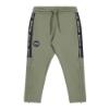 Picture of Mitch & Son JNR Calos Half Zip Tape Tracksuit - Khaki Green