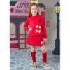 Picture of A Dee From A Dee With Love Collection Rebecca Glittery Sweat Skirt Set X 2 - Red 