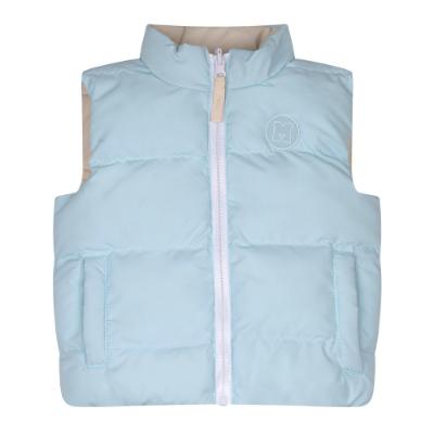 Picture of Mitch & Son Neutral Blues Andy Reversible Gilet - Blue