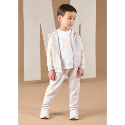 Picture of Mitch & Son Neutral Blues Albie Zip Up Tracksuit - Beige