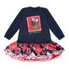 Picture of A Dee From A Dee With Love Collection Ruth Stamp Print Dress - Dark Navy