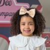 Picture of A Dee From A Dee With Love Collection Rowan Satin Bow Hairclip - Light Gold