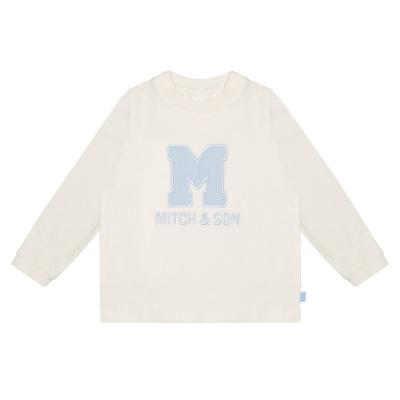 Picture of Mitch & Son Neutral Blues Asher M Logo Top - Blue