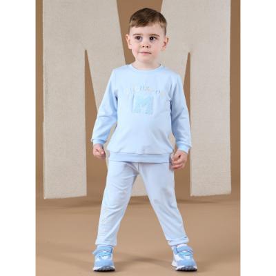 Picture of Mitch & Son Neutral Blues Addy Badge Tracksuit - Blue