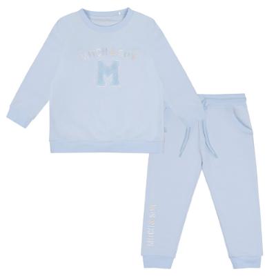 Picture of Mitch & Son Neutral Blues Addy Badge Tracksuit - Blue