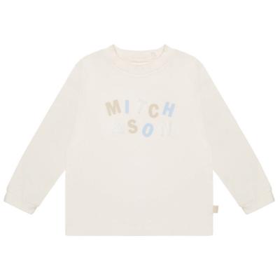 Picture of Mitch & Son Neutral Blues Ant Logo Long Sleeved Top - White