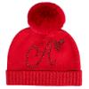 Picture of A Dee From A Dee With Love Collection Rani Knitted Pom Pom Hat - Red