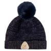 Picture of A Dee From A Dee With Love Collection Rani Knitted Pom Pom Hat - Dark Navy