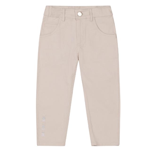 Picture of Mitch & Son Neutral Blues Arden Twill Trousers - Beige