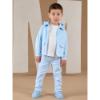 Picture of Mitch & Son Neutral Blues Billy Twill Shacket - Blue