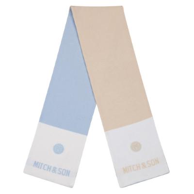 Picture of Mitch & Son Neutral Blues Axwell Reversible Scarf - Blue