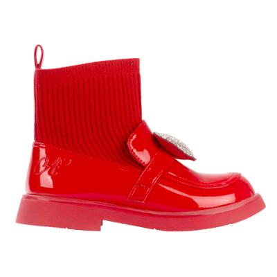 Picture of A Dee From A Dee With Love Collection Mary Jane Sock Wellie - Red