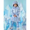 Picture of A Dee On Ice Collection Sarah Faux Fur Trim Coat - Iced Blue